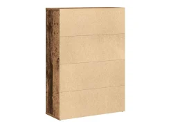 Estantería madera de ingeniería color envejecido 60x24x85 cm