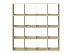 Estantería madera de ingeniería roble Sonoma 137,5x29x137,5 cm