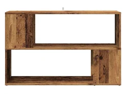 Estantería madera de ingeniería madera envejecida 100x24x63 cm