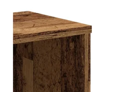 Estantería madera de ingeniería color envejecido 50x25x105 cm