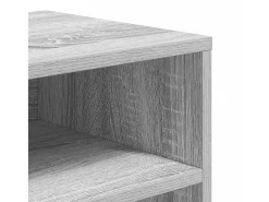 Estantería madera de ingeniería color gris sonoma 66x31x80 cm