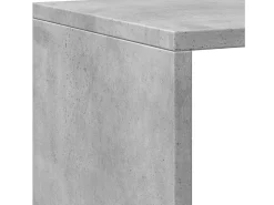 Estantería madera de ingeniería gris hormigón 137,5x29x137,5 cm