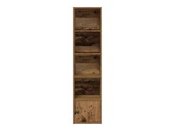 Estantería madera de ingeniería color envejecido 31x24x127 cm