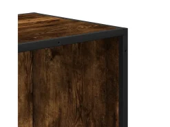 Estantería madera de ingeniería roble ahumado 65,5x33x107,5 cm