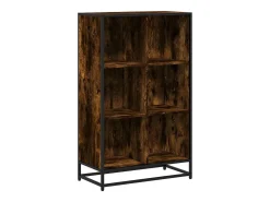Estantería madera de ingeniería roble ahumado 65,5x33x107,5 cm