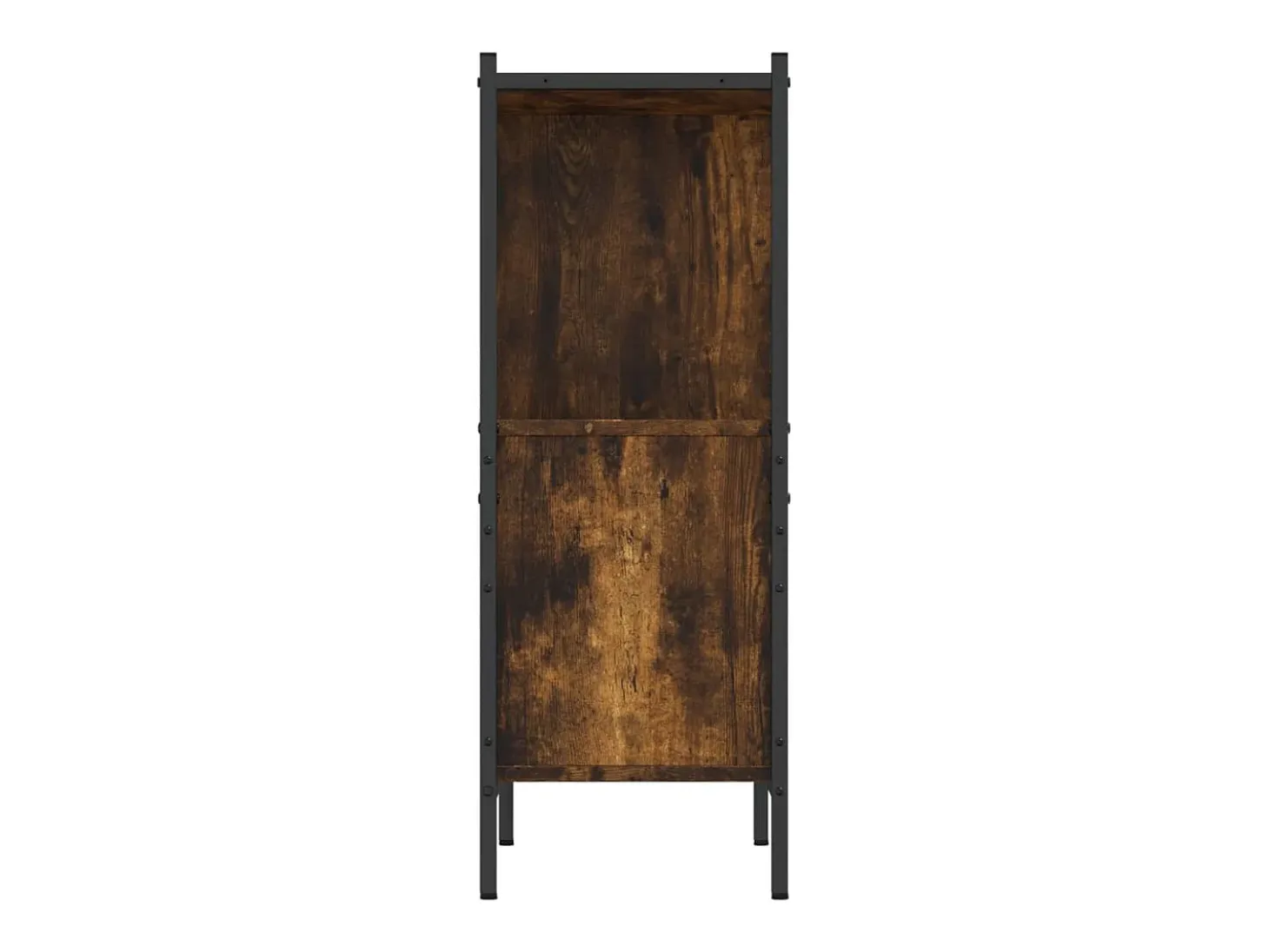 Estantería madera de ingeniería roble ahumado 72x28x77,5 cm