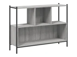 Estantería madera de ingeniería gris Sonoma 102x28x77,5 cm
