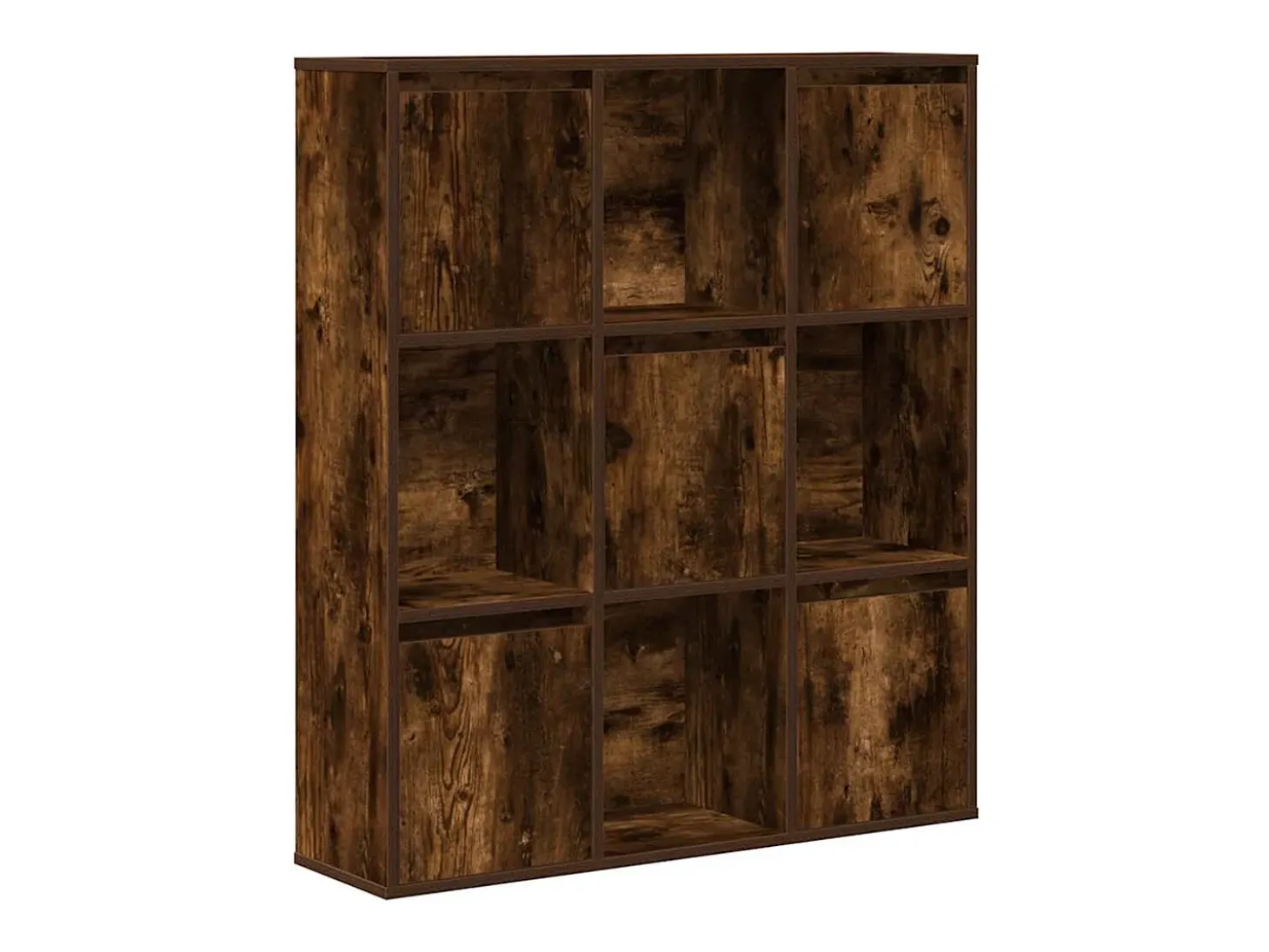 Estantería madera de ingeniería roble ahumado 89x24x101,5 cm