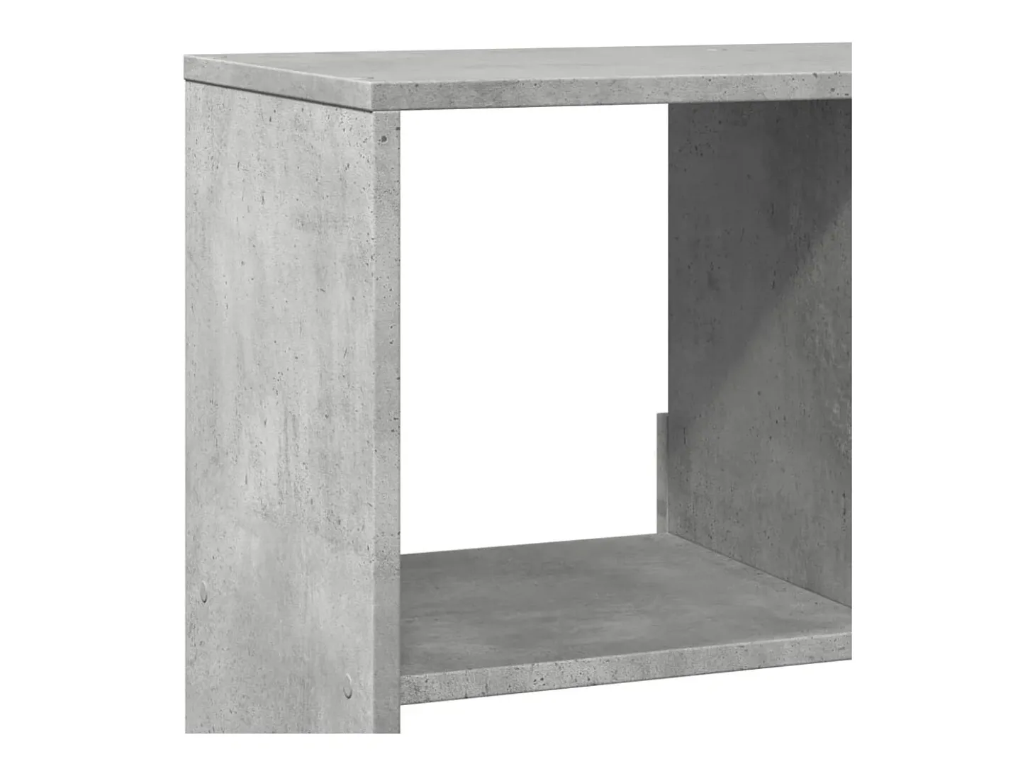 Estantería madera de ingeniería gris hormigón 100x33x125,5 cm