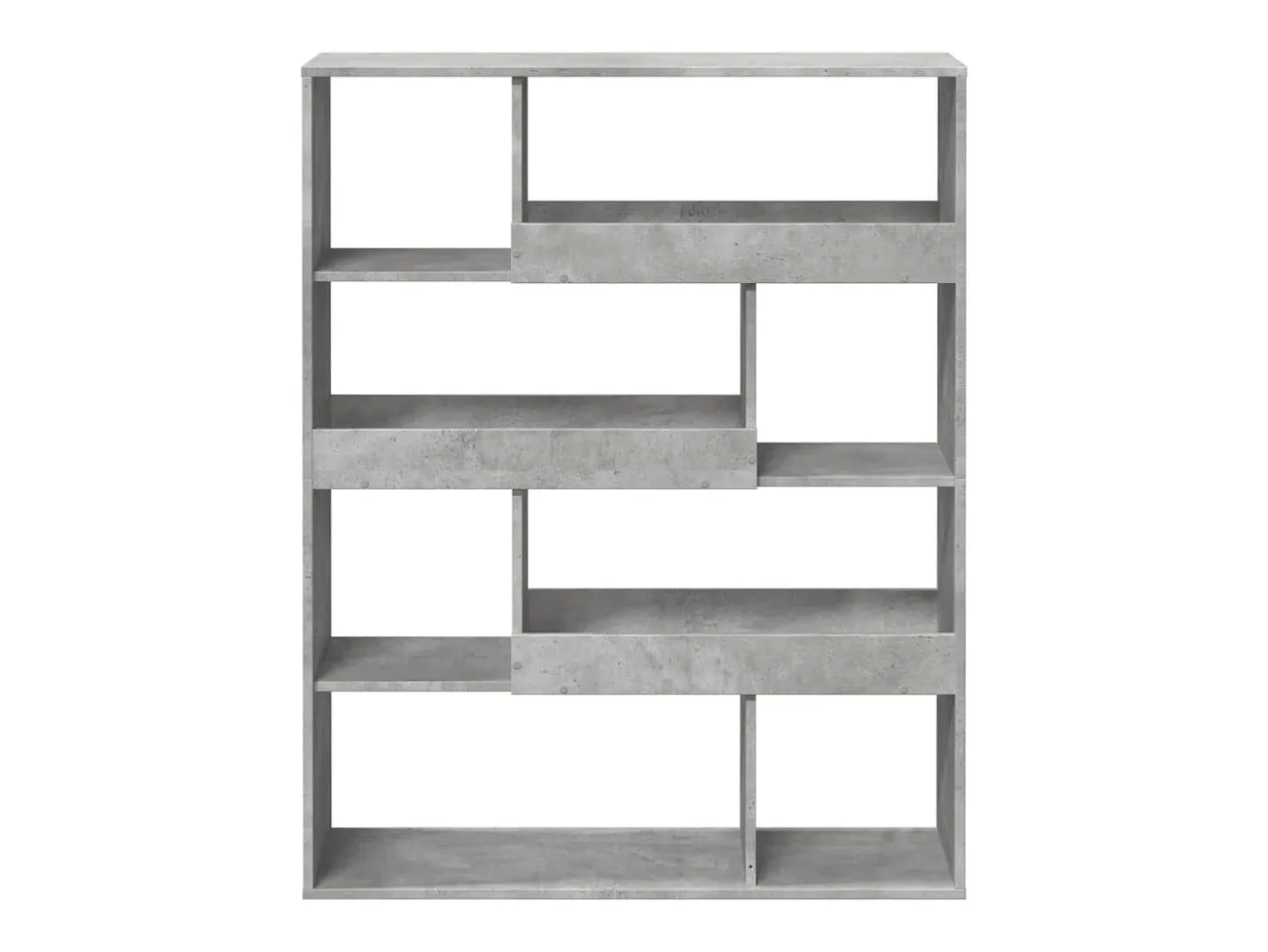 Estantería madera de ingeniería gris hormigón 100x33x125,5 cm