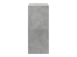 Estantería madera de ingeniería gris hormigón 68,5x32x75 cm