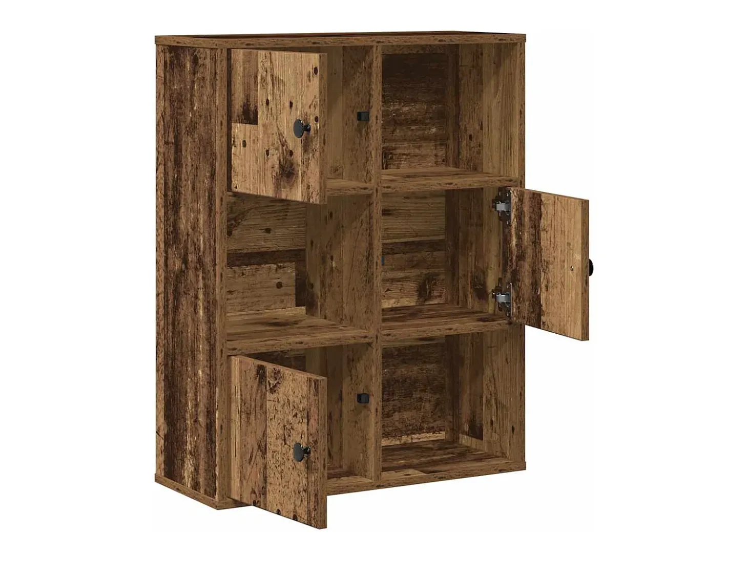 Estantería madera de ingeniería color envejecido 60x24x76,5 cm