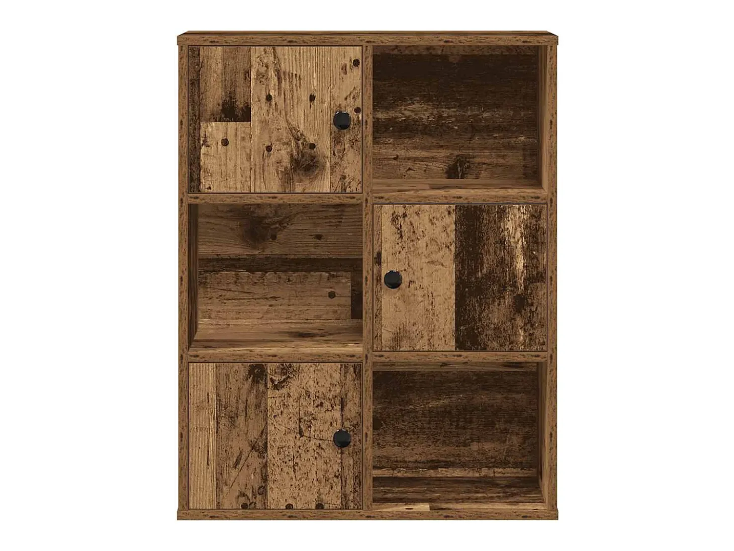 Estantería madera de ingeniería color envejecido 60x24x76,5 cm