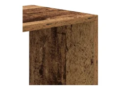 Estantería madera de ingeniería envejecida 66x31x112 cm