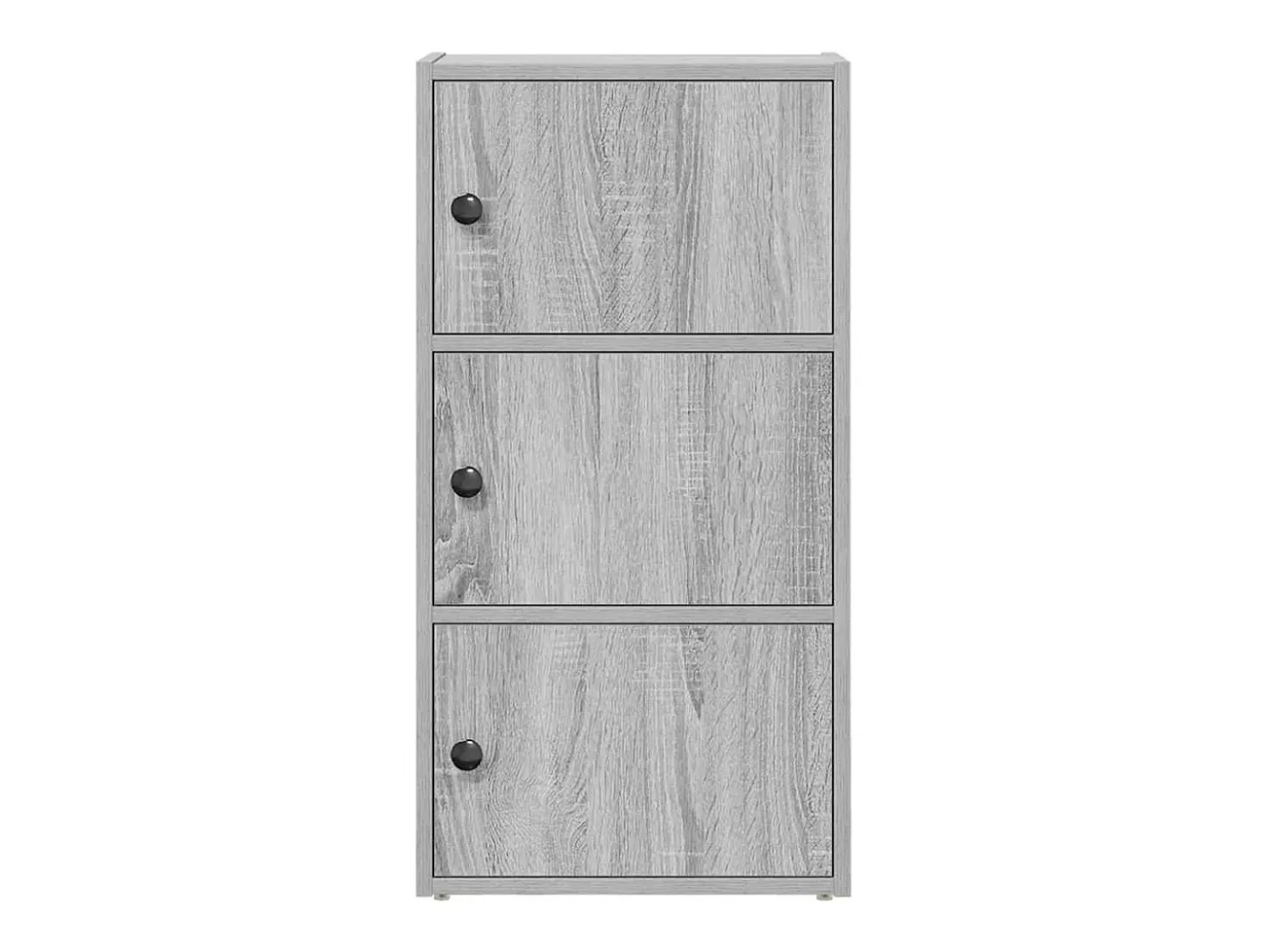 Estantería madera de ingeniería gris sonoma 40x24x77 cm