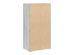 Estantería madera de ingeniería gris sonoma 40x24x77 cm