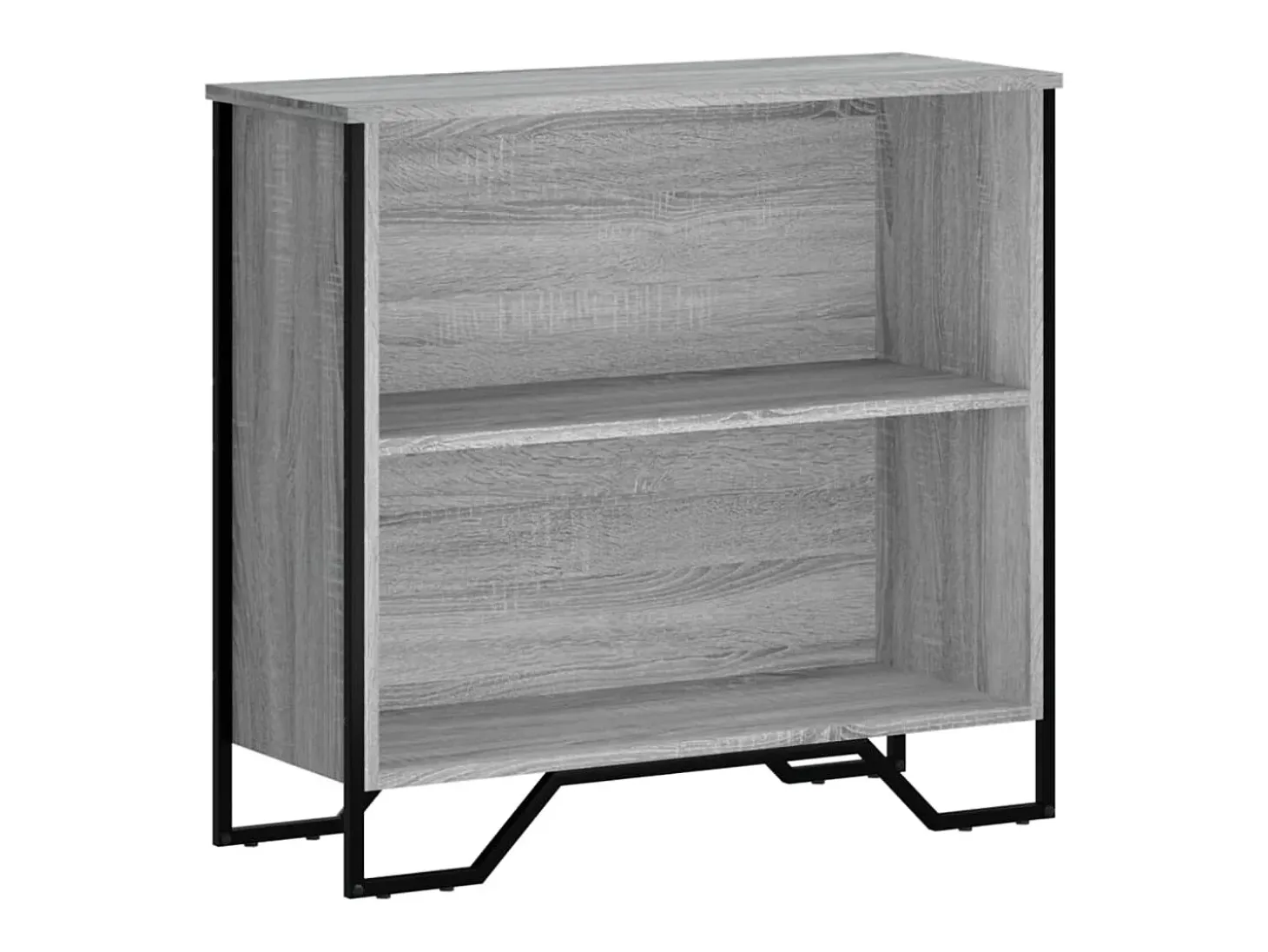 Estantería madera de ingeniería gris Sonoma 80x31x74,5 cm