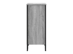 Estantería madera de ingeniería gris Sonoma 80x31x74,5 cm
