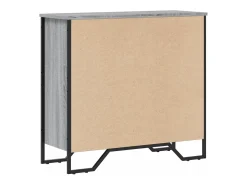 Estantería madera de ingeniería gris Sonoma 80x31x74,5 cm