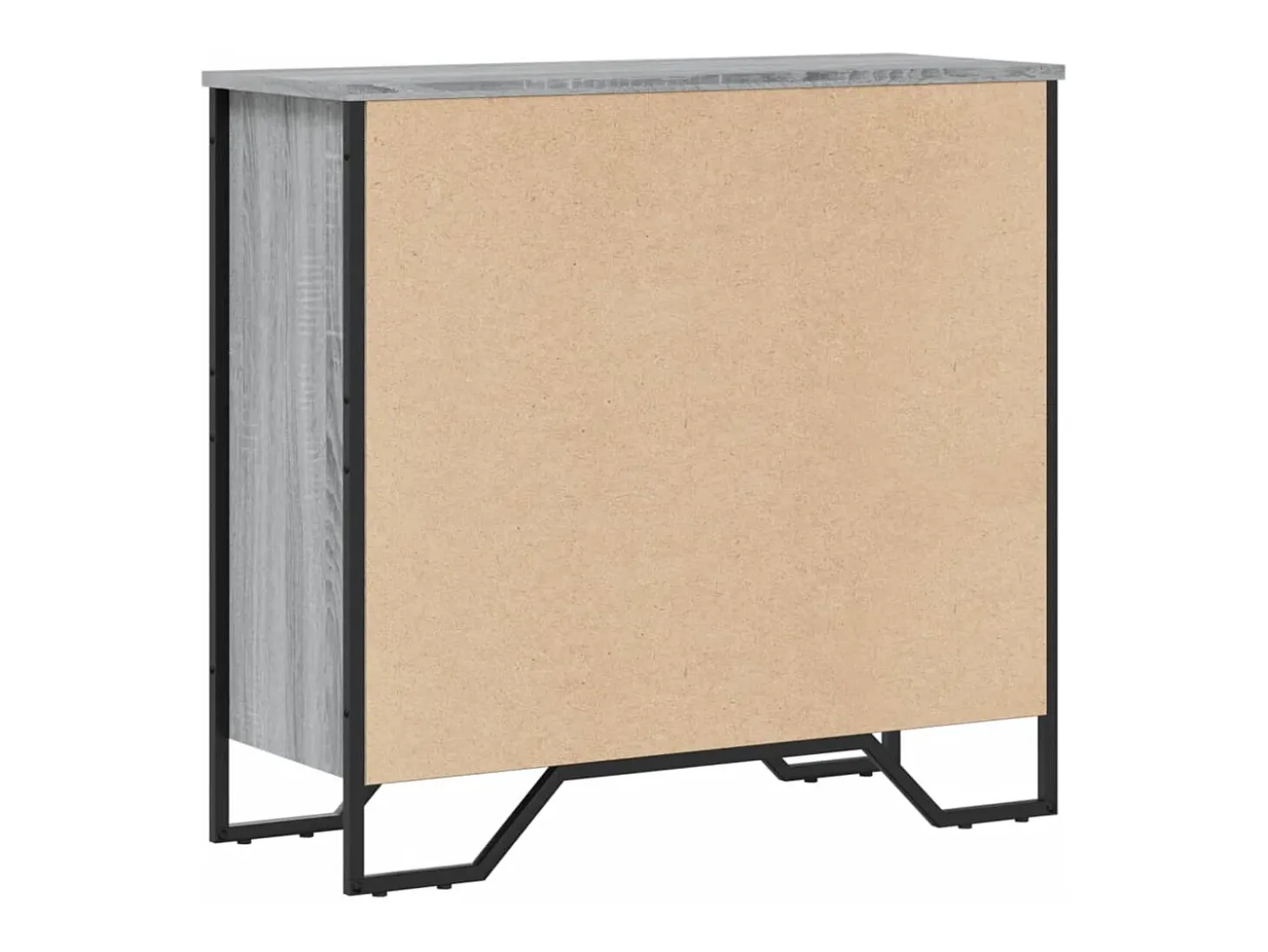 Estantería madera de ingeniería gris Sonoma 80x31x74,5 cm