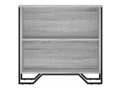 Estantería madera de ingeniería gris Sonoma 80x31x74,5 cm