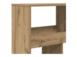 Estantería madera de ingeniería roble artisan 100x33x187,5 cm