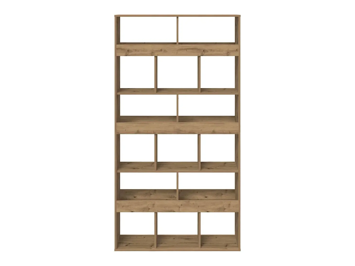 Estantería madera de ingeniería roble artisan 100x33x187,5 cm