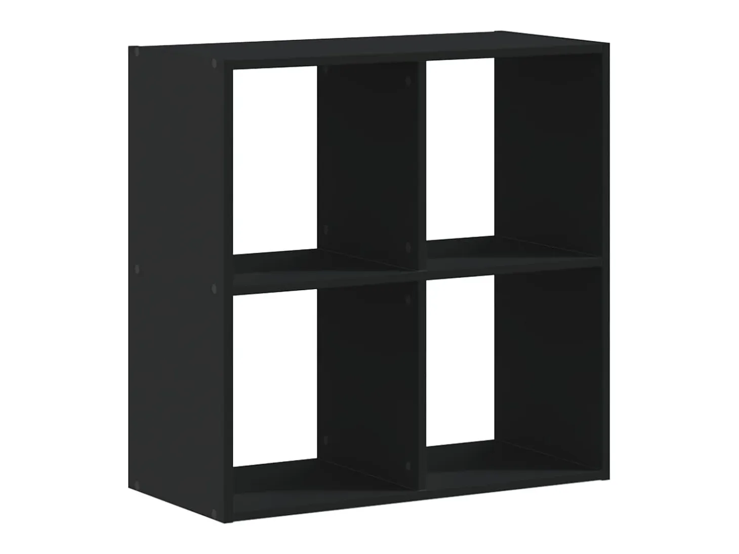 Estantería madera de ingeniería negro 68,5x32x68,5 cm