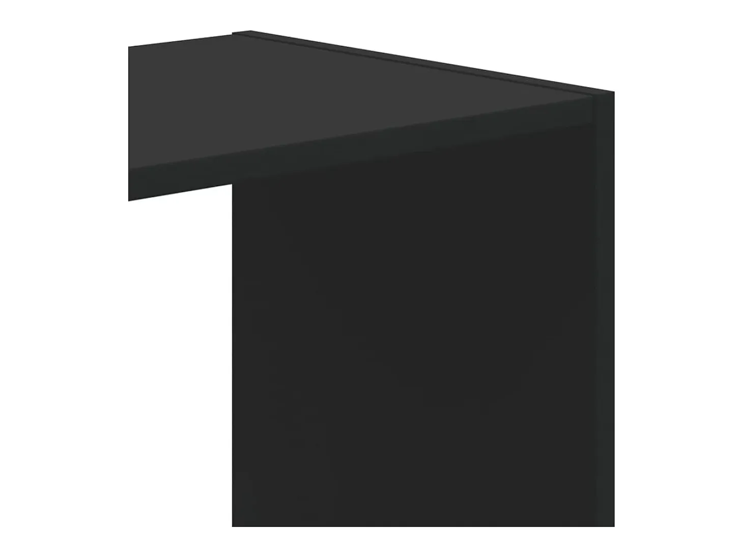 Estantería madera de ingeniería negro 68,5x32x68,5 cm
