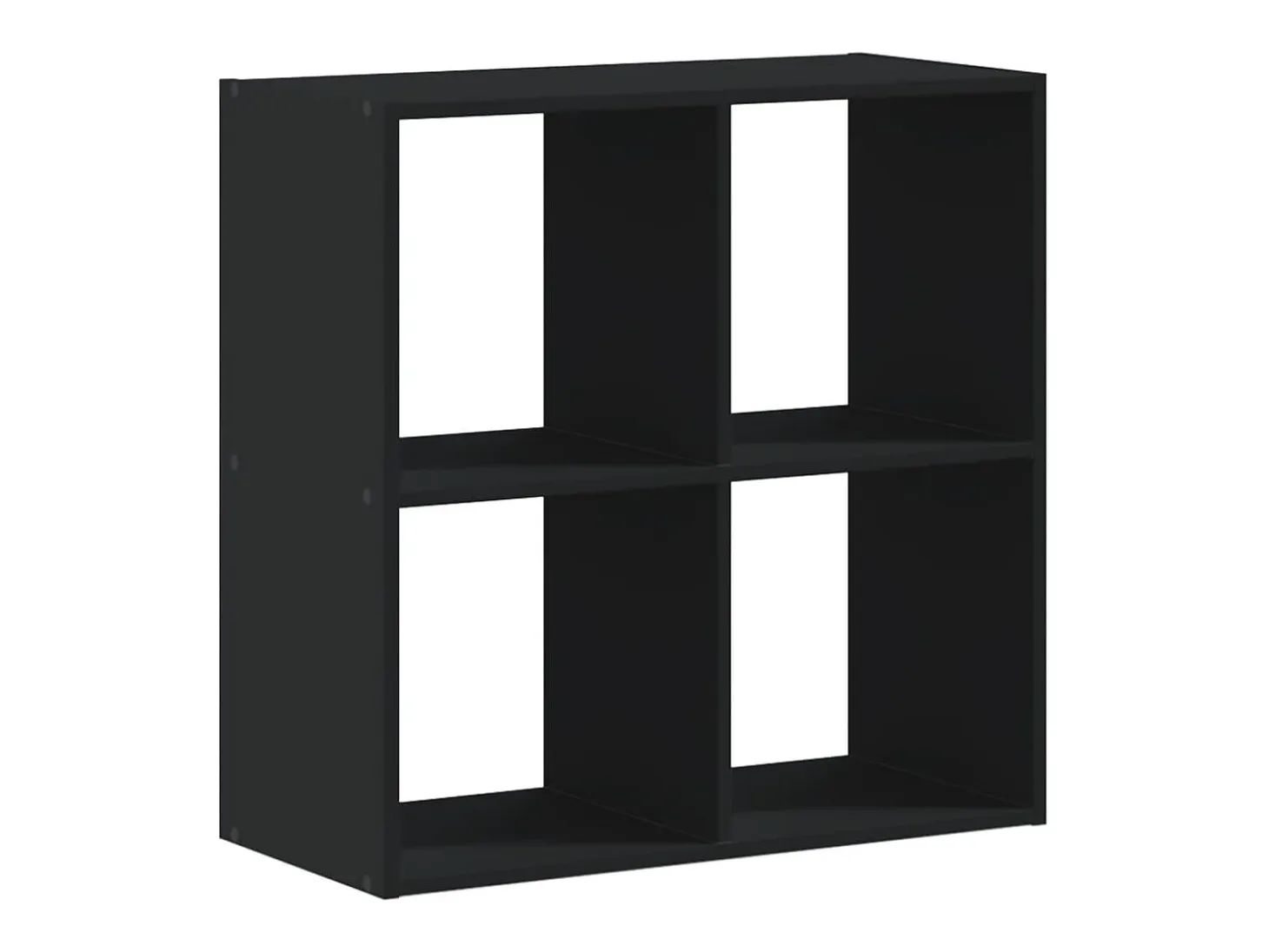 Estantería madera de ingeniería negro 68,5x32x68,5 cm
