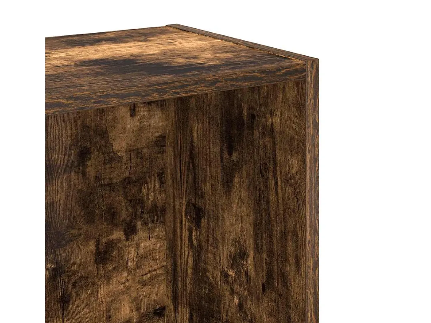 Estantería madera de ingeniería roble ahumado 80x24x76 cm