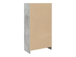 Estantería madera de ingeniería gris hormigón 57x28,5x107,5 cm