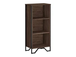 Estantería madera de ingeniería marrón roble 50x31x106 cm