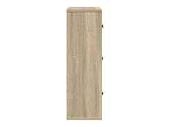Estantería madera de ingeniería roble sonoma 60x24x76,5 cm