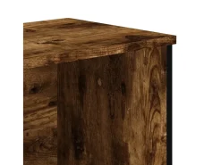 Estantería madera de ingeniería roble ahumado 50x31x169 cm
