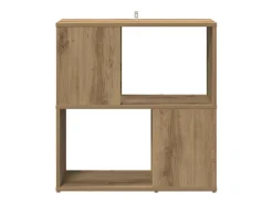 Estantería madera de ingeniería roble artisan 60x24x63 cm