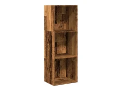 Estantería madera de ingeniería color envejecido 40x30x114 cm