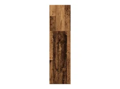 Estantería madera de ingeniería color envejecido 40x30x114 cm