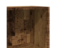 Estantería madera de ingeniería color envejecido 40x30x114 cm
