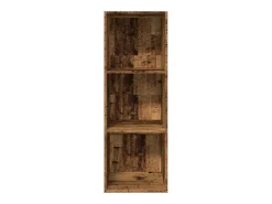 Estantería madera de ingeniería color envejecido 40x30x114 cm