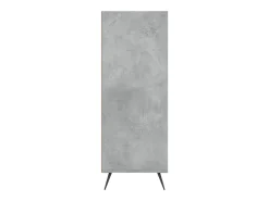 Estantería madera de ingeniería gris hormigón 69,5x32,5x90 cm