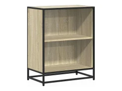 Estantería madera de ingeniería color roble sonoma 60x35x76 cm
