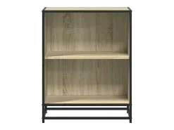 Estantería madera de ingeniería color roble sonoma 60x35x76 cm