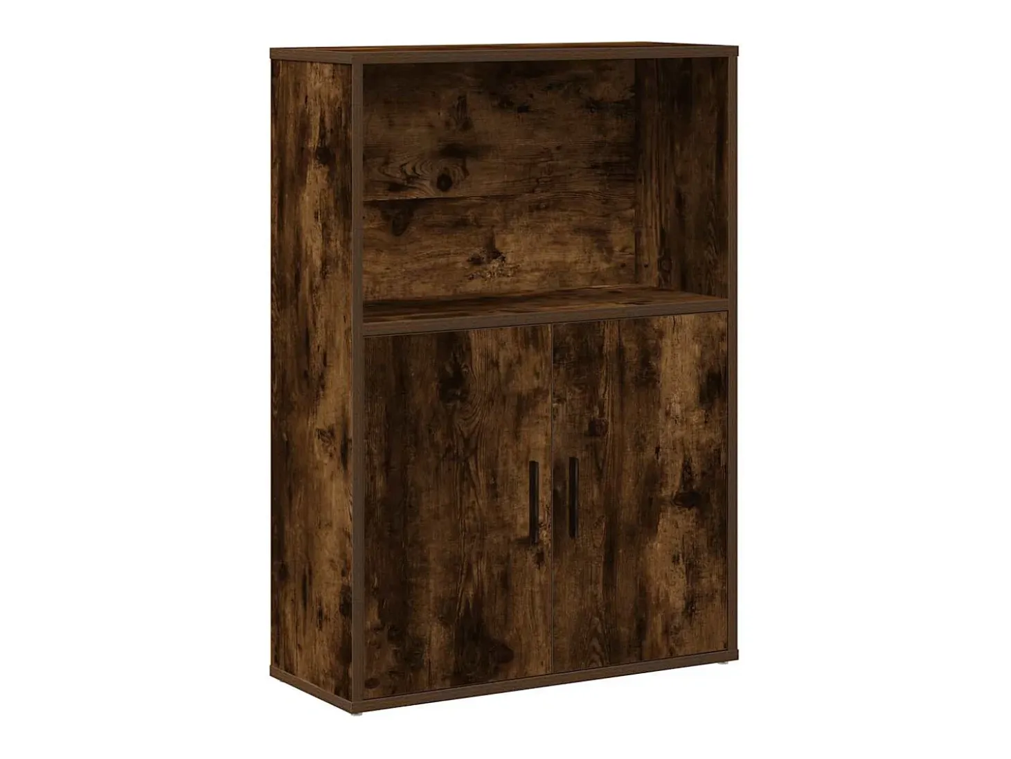 Estantería madera de ingeniería roble ahumado 60x24x85 cm