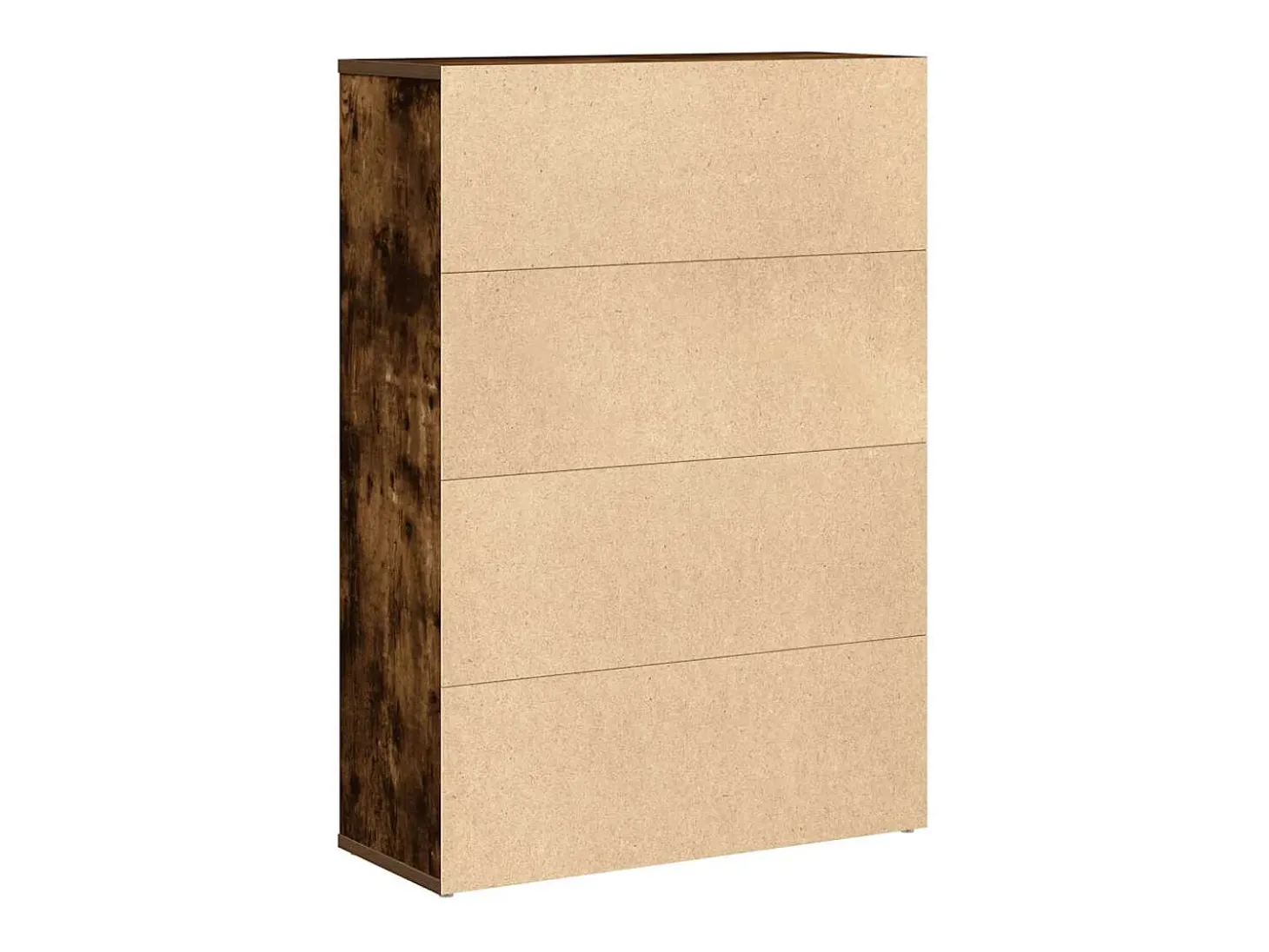Estantería madera de ingeniería roble ahumado 60x24x85 cm