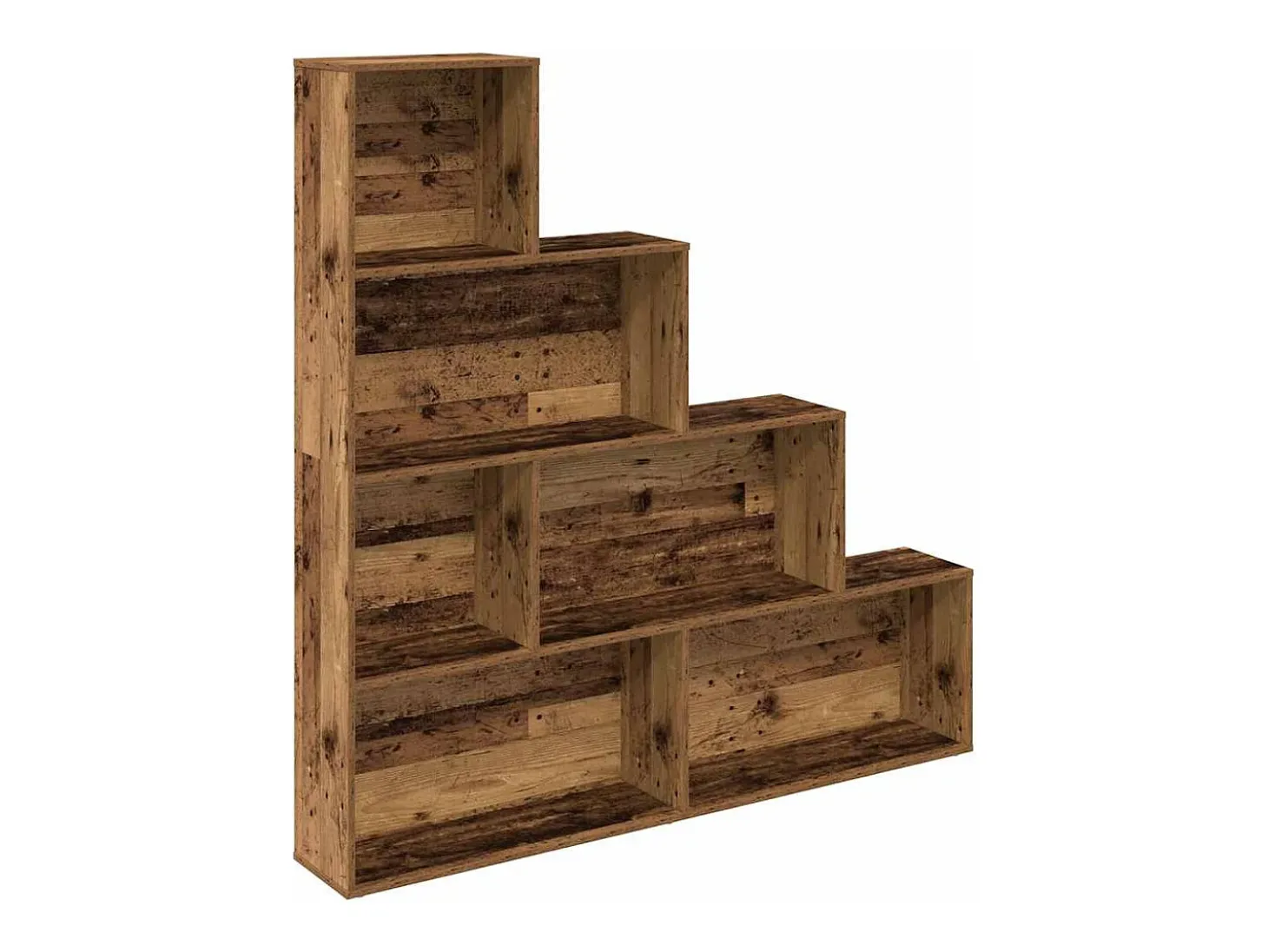 Estantería madera de ingeniería madera envejecida 157x24x160 cm