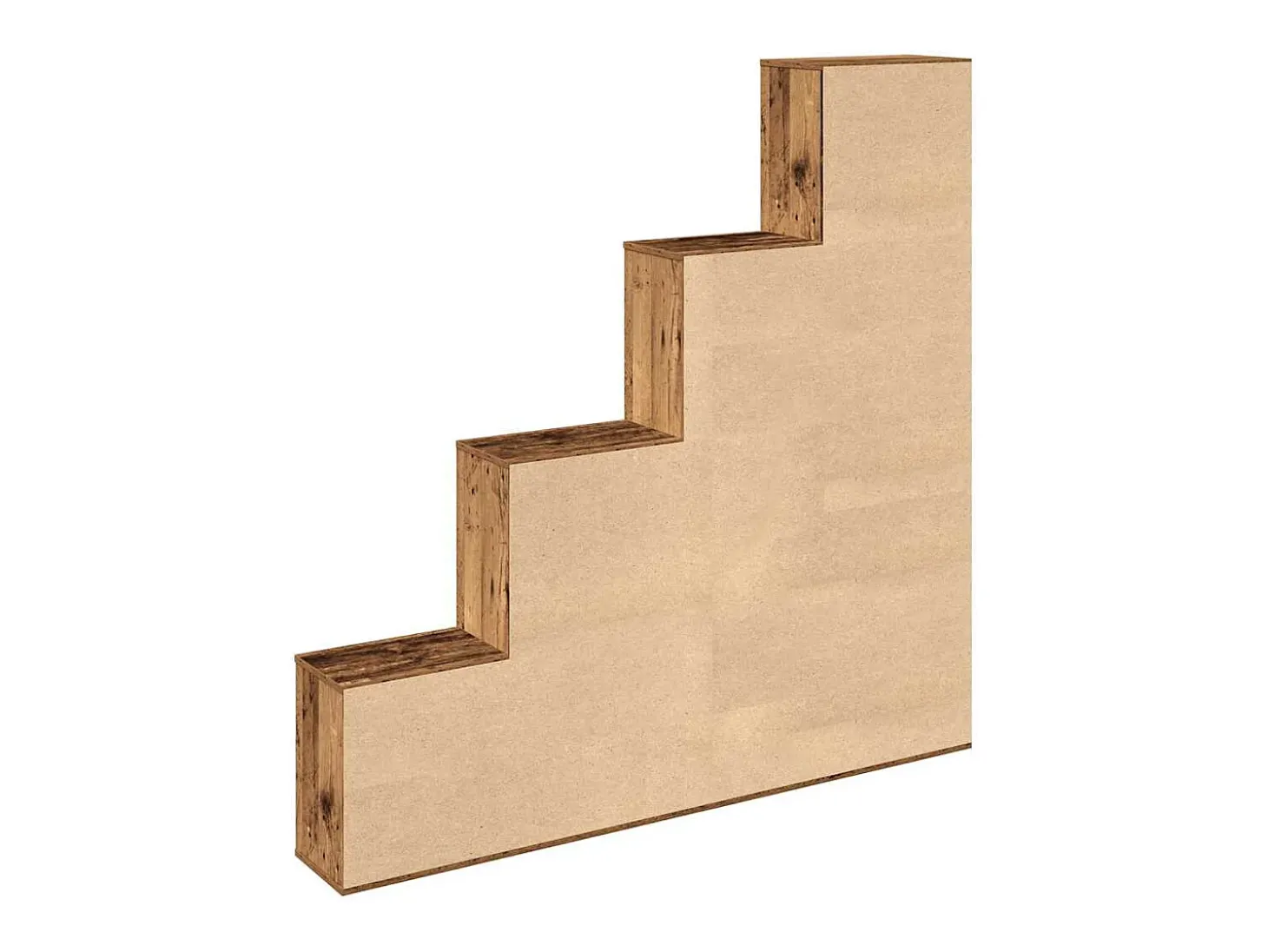 Estantería madera de ingeniería madera envejecida 157x24x160 cm