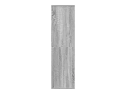 Estantería madera de ingeniería color gris sonoma 34x31x112 cm
