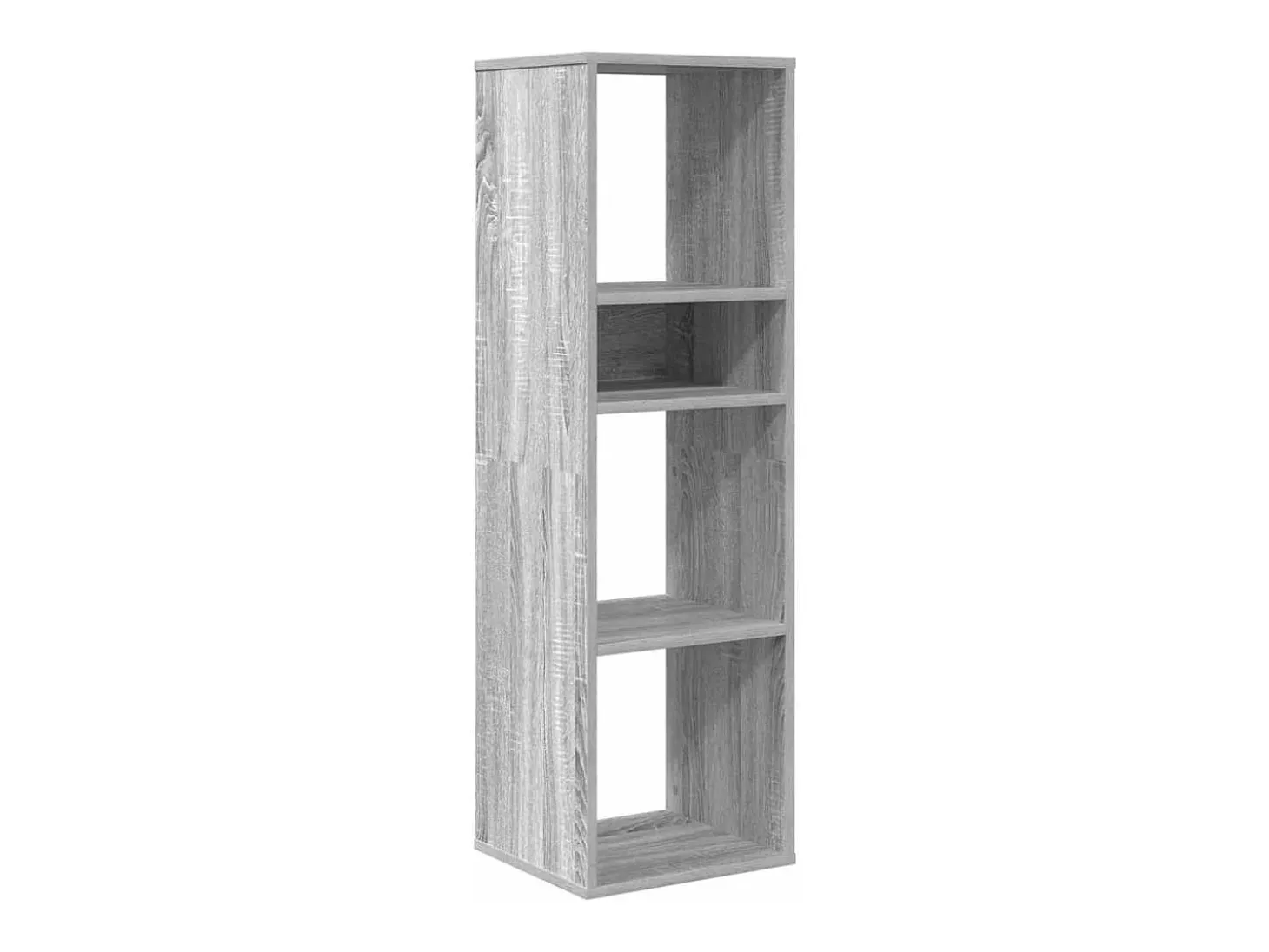 Estantería madera de ingeniería color gris sonoma 34x31x112 cm
