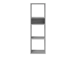 Estantería madera de ingeniería color gris sonoma 34x31x112 cm